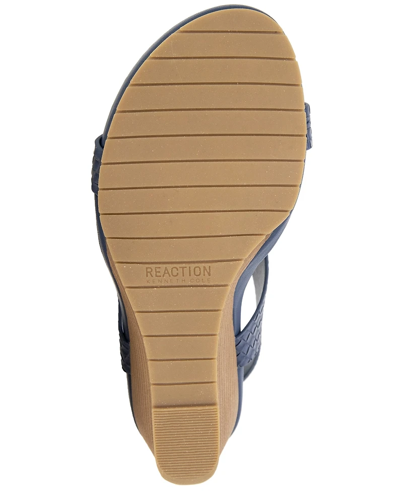 Kenneth Cole Reaction Women's Greatly Thong Almond Toe Wedge Sandals