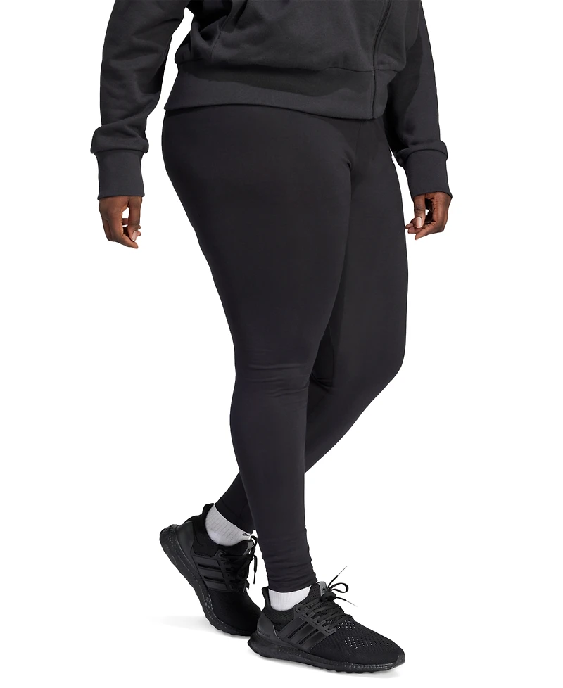 adidas Plus The Essentials Cotton-Blend Logo Leggings