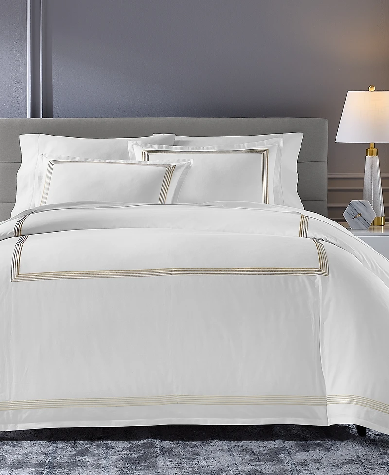 Hotel Collection Linea 680 Thread Count Duvet Cover Set, Full/Queen, Exclusively at Macy's