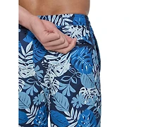 Calvin Klein Men's Regular-Fit Quick-Dry 5" Swim Trunks with Compression Short Liner