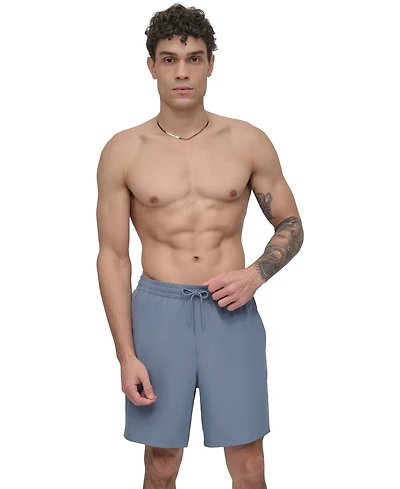 Dkny Men's Core Valley Stretch Performance 7" Volley Shorts