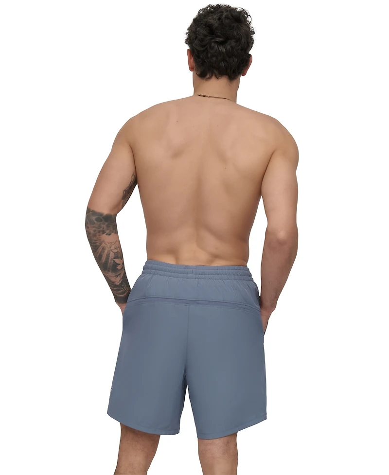 Dkny Men's Core Valley Stretch Performance 7" Volley Shorts