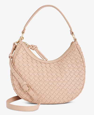On 34th Woven Crossbody Hobo, Exclusively at Macy's
