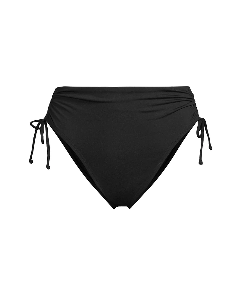 Lands' End Women's High Waisted Adjustable Bikini Bottoms