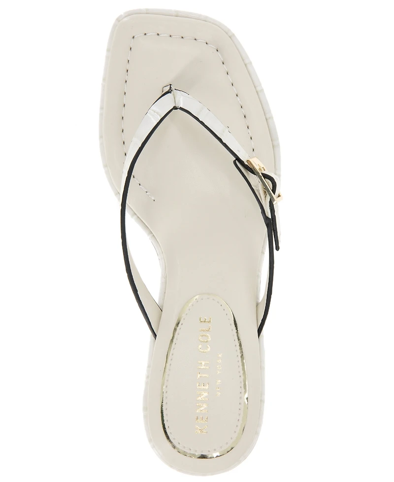 Kenneth Cole New York Women's Gillie Kitten Heel Sandals