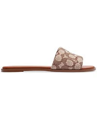 Coach Women's Holly Signature Jacquard Slip-On Sandals
