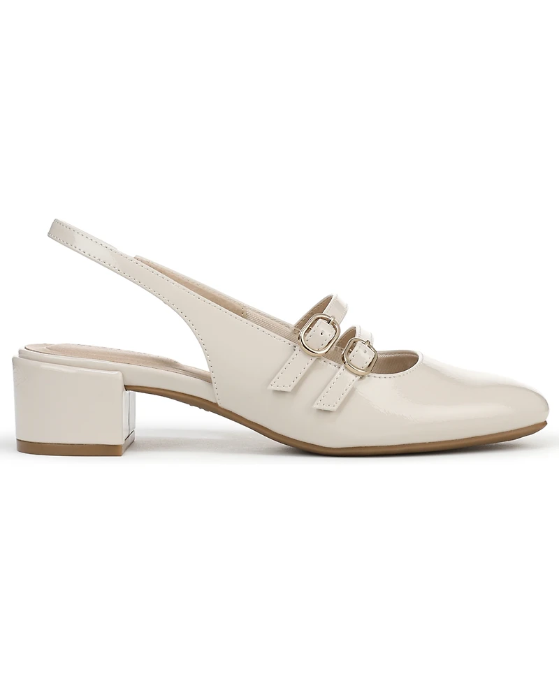 LifeStride Women's Beatrice Block Heel Slingback Pumps