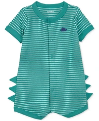 Carter's Baby Boys Cotton Short-Sleeve Snap-Up Romper