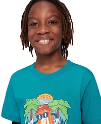 Nike Big Kids Sportswear Printed Crewneck T-Shirt