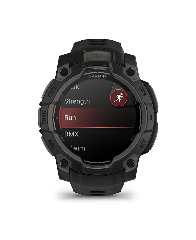Instinct 3, 45mm Amoled, Black/Black