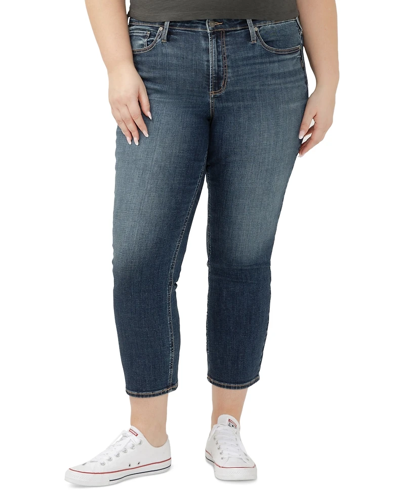 Silver Jeans Co. Plus Most Wanted Mid-Rise Ankle