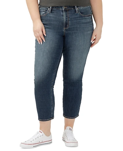 Silver Jeans Co. Plus Most Wanted Mid-Rise Ankle