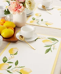 Design Imports Lemon Bliss Placemat, Set of 6