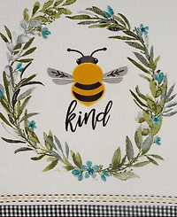 Design Imports Bee Kind Reversible Embellished Table Runner, 14" x 72"