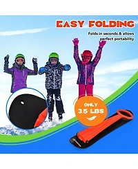 1-Rider Snow Scooter with Grip Handle