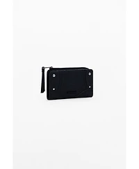 Desigual Women's Medium embroidered faux leather wallet
