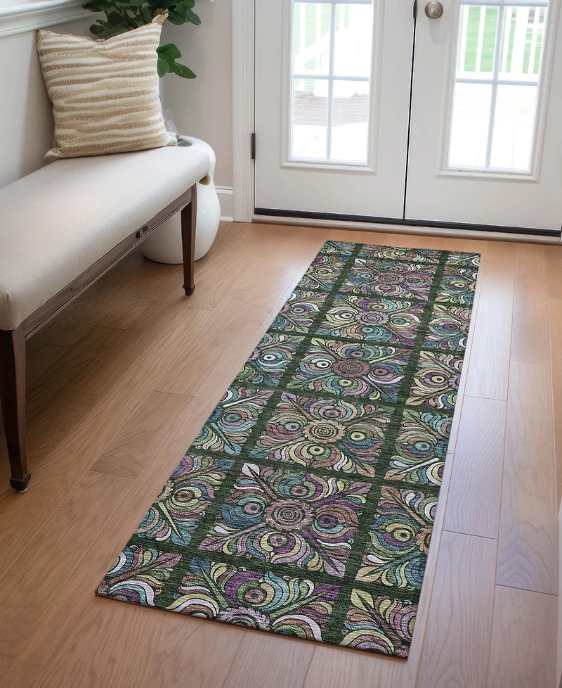 Addison Chantille Machine Washable ACN852 2'3"x7'6" Runner Area Rug