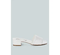 Faria Slip-On Low Block Heels