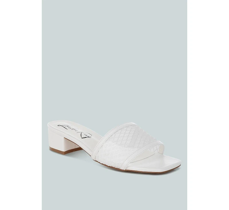 Faria Slip-On Low Block Heels