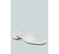 Faria Slip-On Low Block Heels