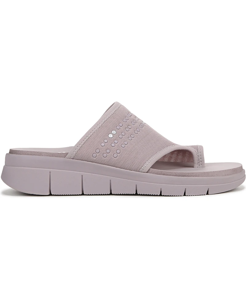 Ryka Women's Elegance Washable Toe Loop Slide Sandals