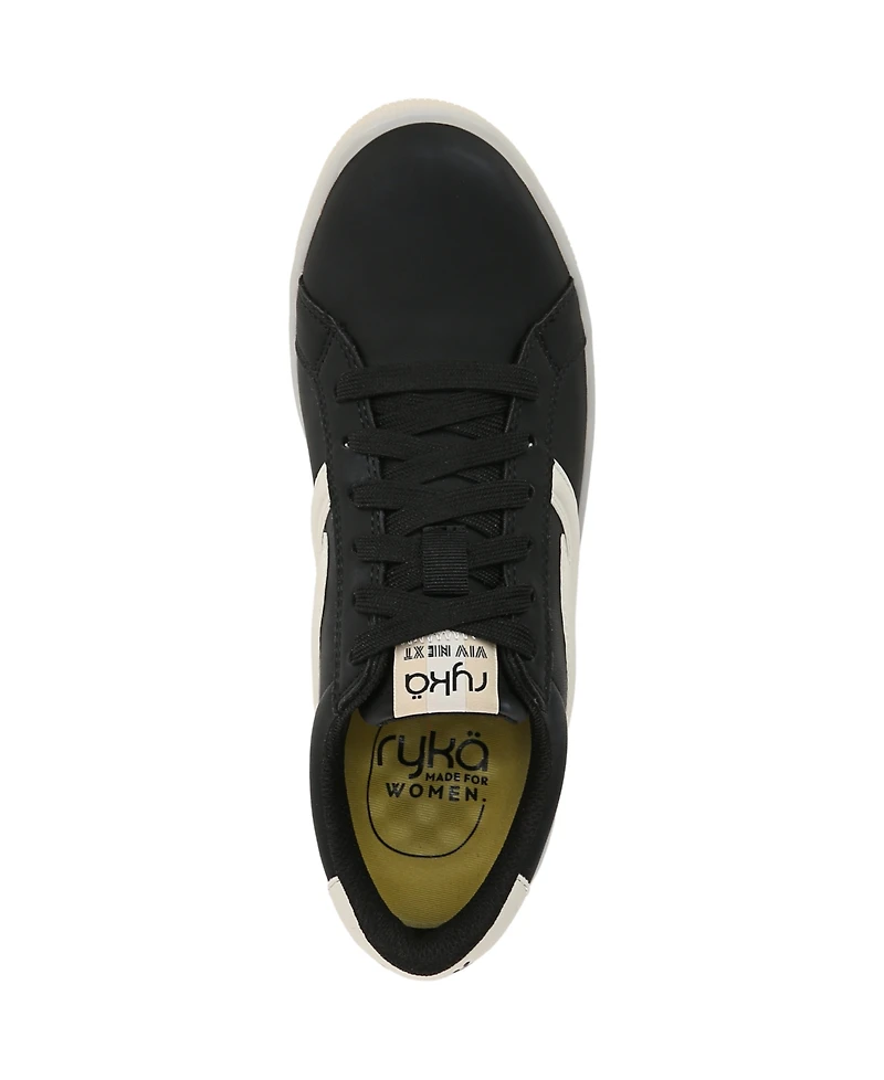 Ryka Women's Viv Next Court Lace Up Inspired Sneakers