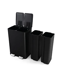 2 x 8 Gallon Dual Trash Can for Kitchen, Office, and Home Use