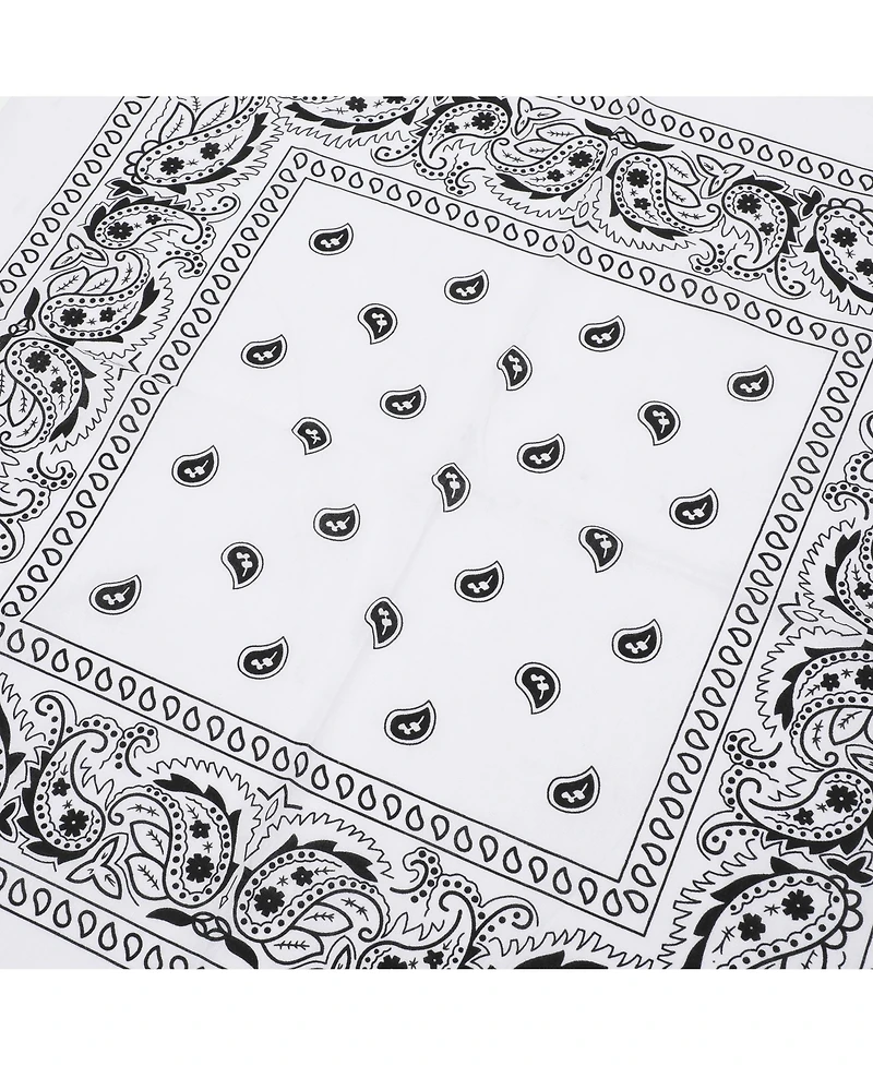 Bioworld Lightweight White 22"x22" 6-Pack Bandana Set