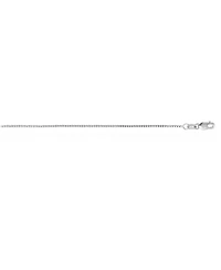 The Lovery Box Chain Necklace 14K White Gold 18 inches