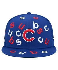 New Era Men's Royal Chicago Cubs Team Confetti 59FIFTY Fitted Hat