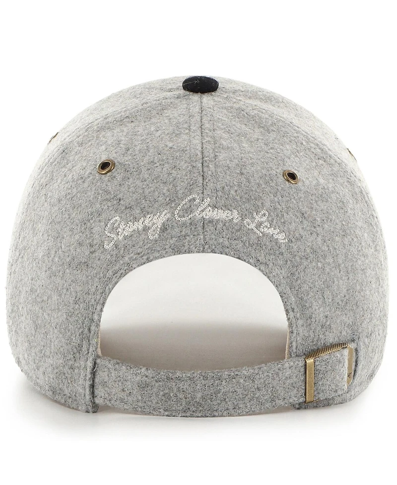 '47 Brand x Stoney Clover Lane Men's and Women's Gray/Black Jacksonville Jaguars Block Clean Up Adjustable Hat