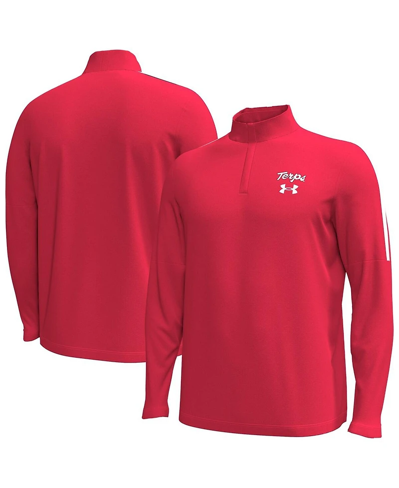 Under Armour Men's Maryland Terrapins Playoff Performance Quarter-Zip Jacket