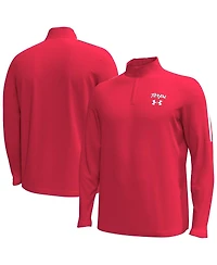 Under Armour Men's Red Maryland Terrapins Playoff Performance Quarter-Zip Jacket