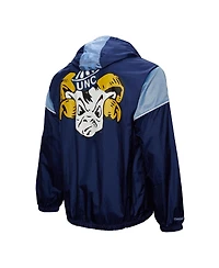 Mitchell & Ness Men's Navy North Carolina Tar Heels Anorak Vintage Logo Half-Zip Hoodie Jacket