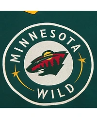 Mitchell & Ness Men's Hunter Green Minnesota Wild Heritage Lace-Up Pullover Sweatshirt