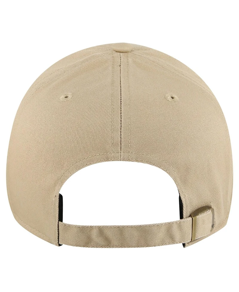 '47 Brand Men's Khaki Kansas Jayhawks Powell Mvp Adjustable Hat