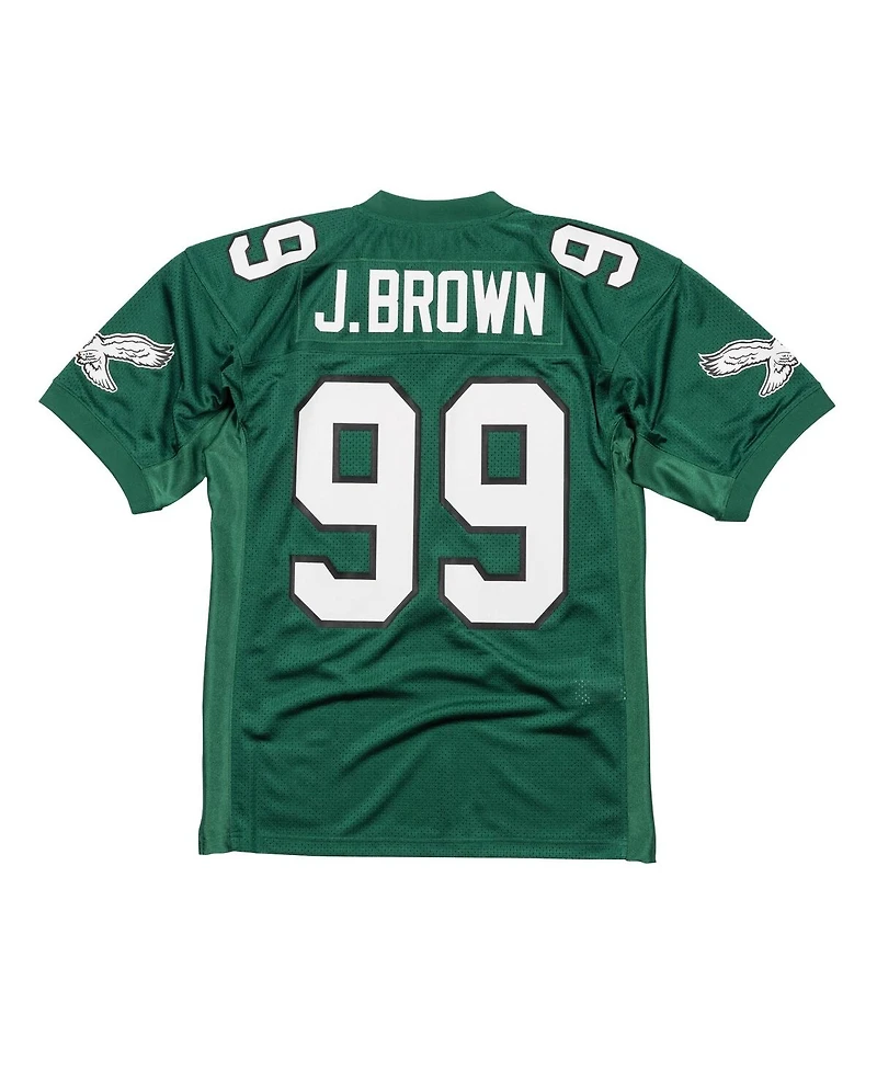 Mitchell & Ness Men's Jerome Brown Kelly Green Philadelphia Eagles 1991 Authentic Jersey
