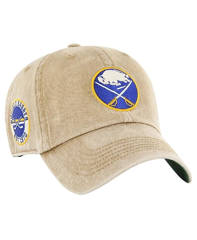 '47 Brand Men's Khaki Buffalo Sabres Earldor Clean Up Adjustable Hat