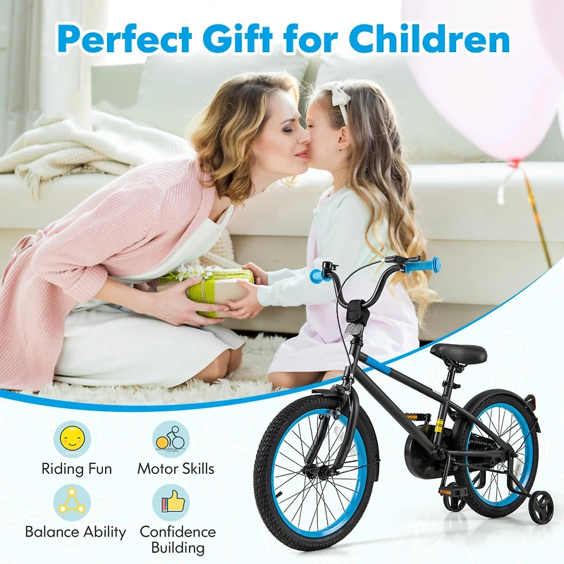 Kids Bike with Adjustable Handlebar and Saddle Perfect for Growing Riders