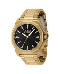 Invicta Men's Speedway Quartz 3 Hand Black Dial Watch