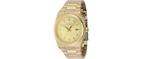 Invicta Men's Speedway Quartz 3 Hand Gold Dial Watch