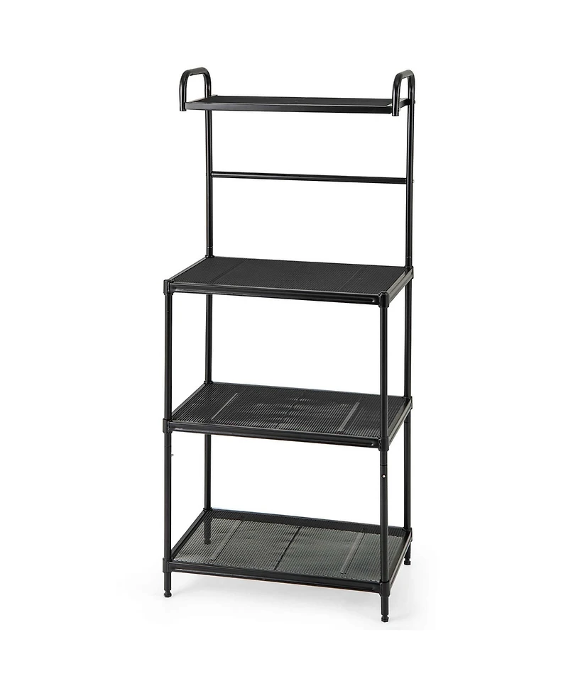 4-Tier Baker's Rack Microwave Oven Rack Shelves Kitchen Storage Organizer