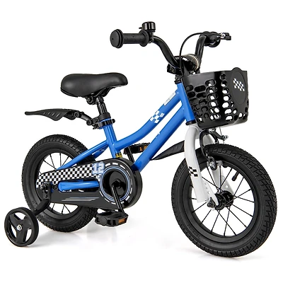 Kids Bike Children Bicycle with Training Wheels for 3-4 Years Old
