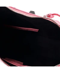 Pre-Owned Balenciaga Small Le Cagole Giant Studs Shoulder Bag Embossed Leather
