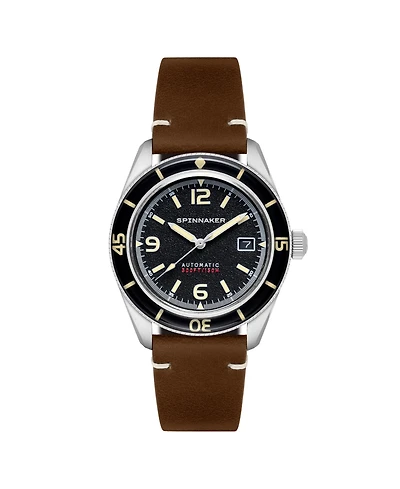Spinnaker Men's Fleuss Automatic Leather Strap Watch