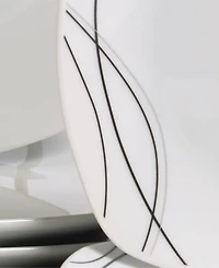 Tabletops Unlimited Alec Ash White 16 Pc. Dinnerware Set, Service for 4