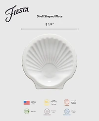 Fiesta Coastal Shell-Shaped Plate