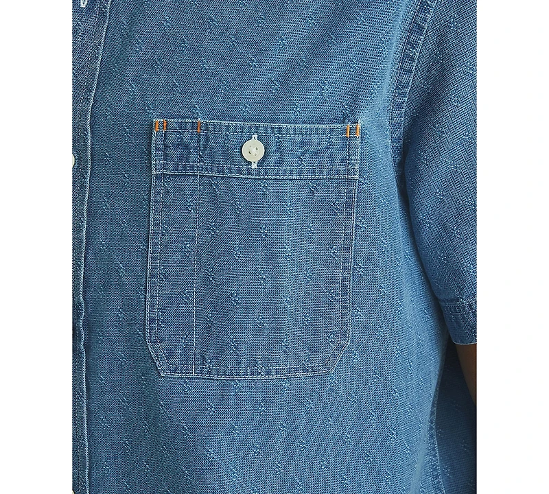 Nautica Men's Chambray Short-Sleeve Shirt