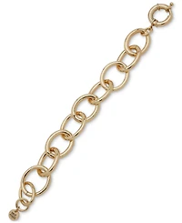 Emily in Paris Gold-Tone Chain Link Flex Bracelet