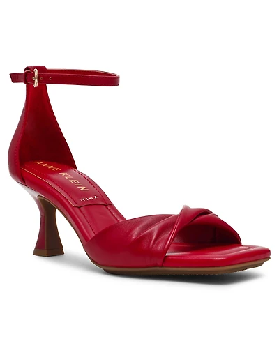 Anne Klein Women's Jessie Ankle Strap Two Piece Dress Sandals